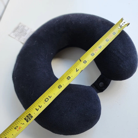 Memory Foam U Shaped Travel Sleep Pillow Head Back Neck Support Cushion Black 11 - Picture 3 of 7